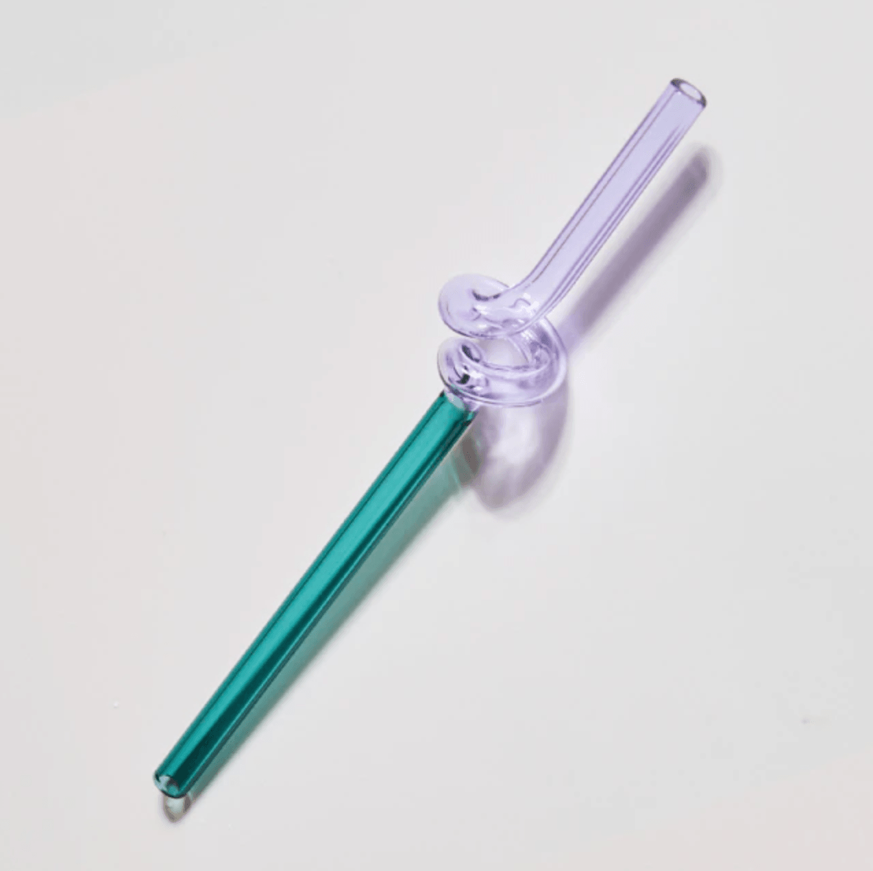 Twist Colorful Glass Straw – decor-ksa